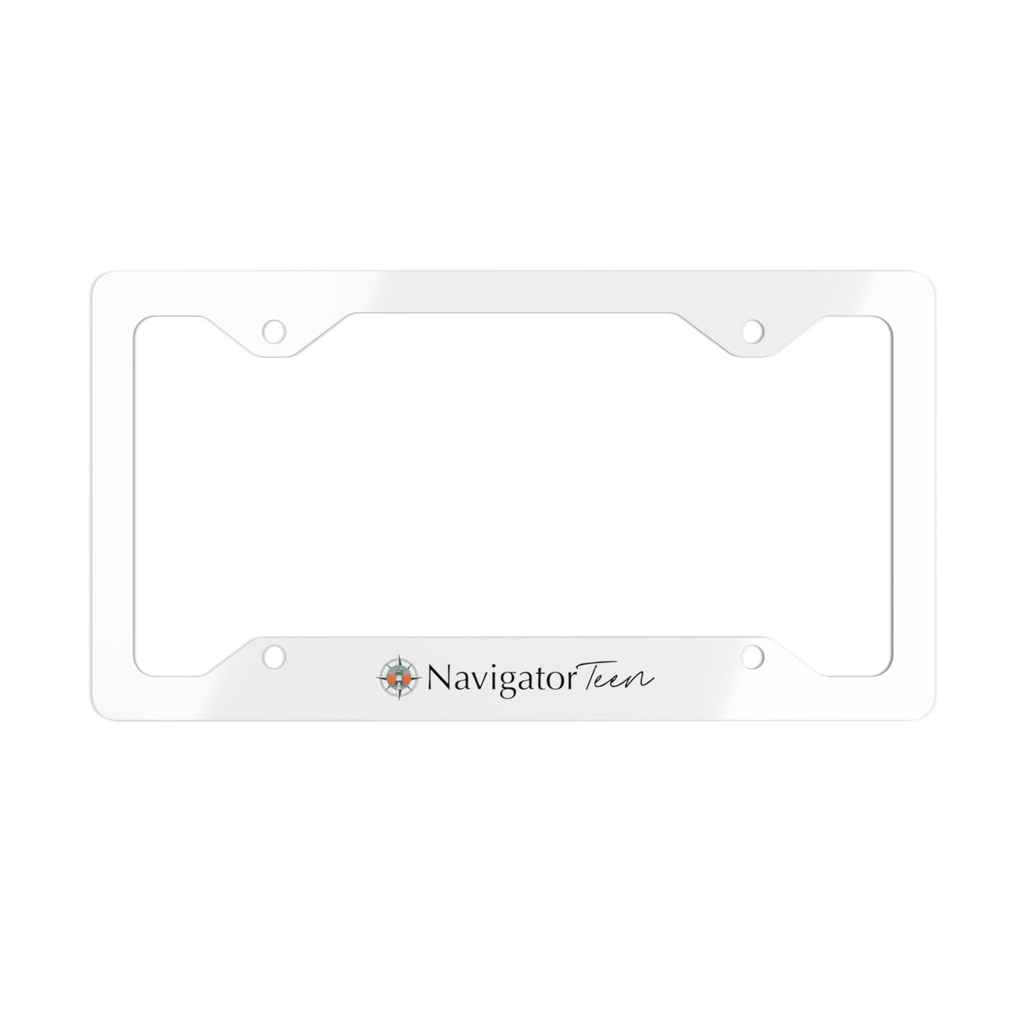 NavigatorTeen Metal License Plate Frame