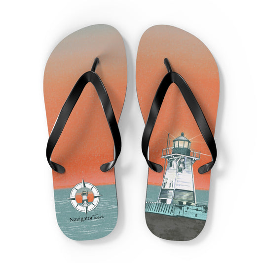 Lighthouse Flip Flops